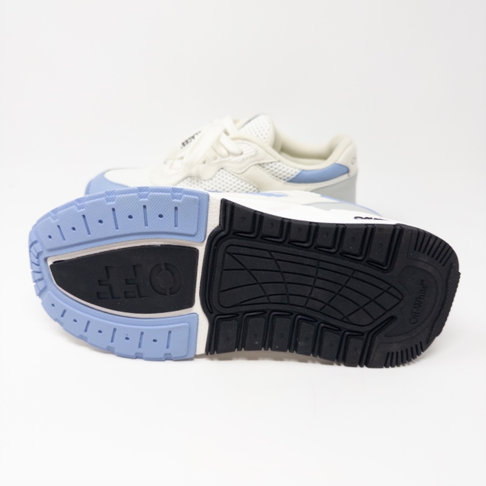 Off-White Runner B Sneaker Women’s Sneaker 37 EU 7 US Blue White - Picture 7 of 7